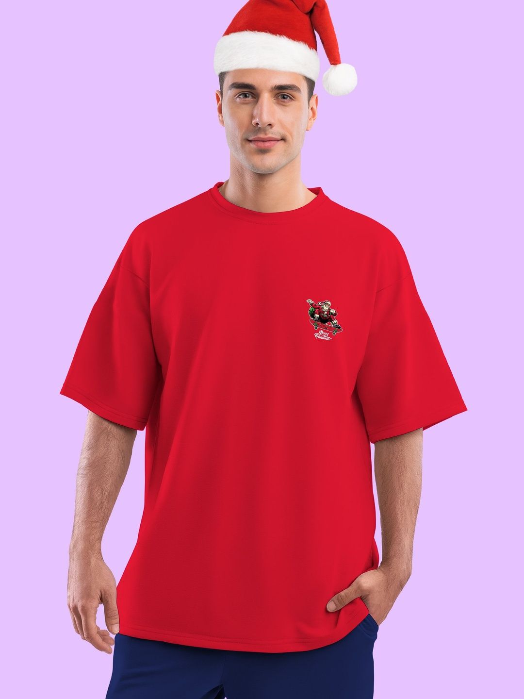 BUYTHATTRENDZ BUYTHATTRENDZ Men Printed Drop-Shoulder Sleeves T-shirt