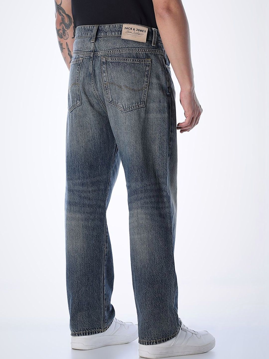 Wide Leg High-Rise Heavy Fade Jeans