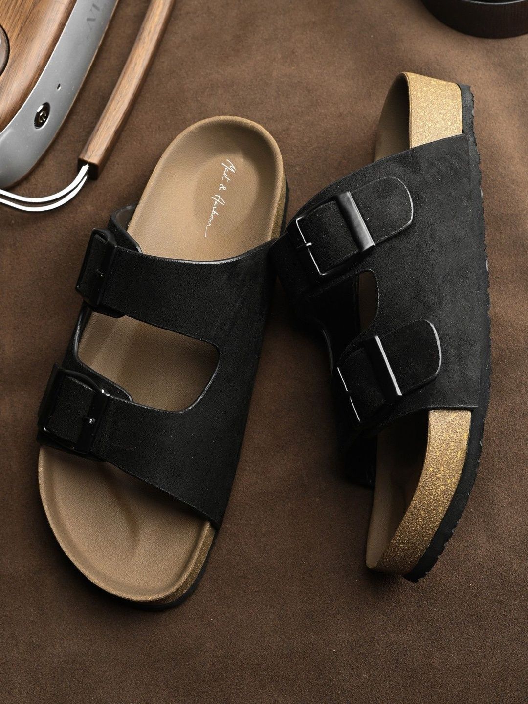 Mast & Harbour Men Suede Comfort Sandals
