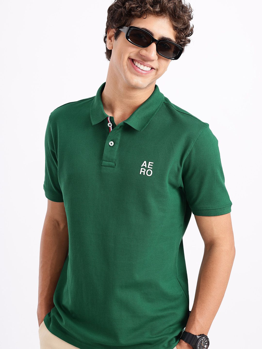 Aeropostale Polo Collar Pure Cotton T-shirt