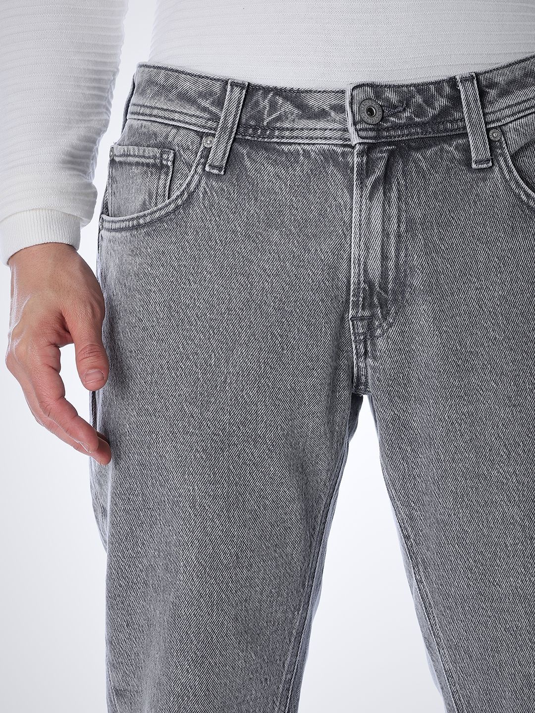 Tim Tapered Fit Low-Rise Light Fade Stretchable Jeans