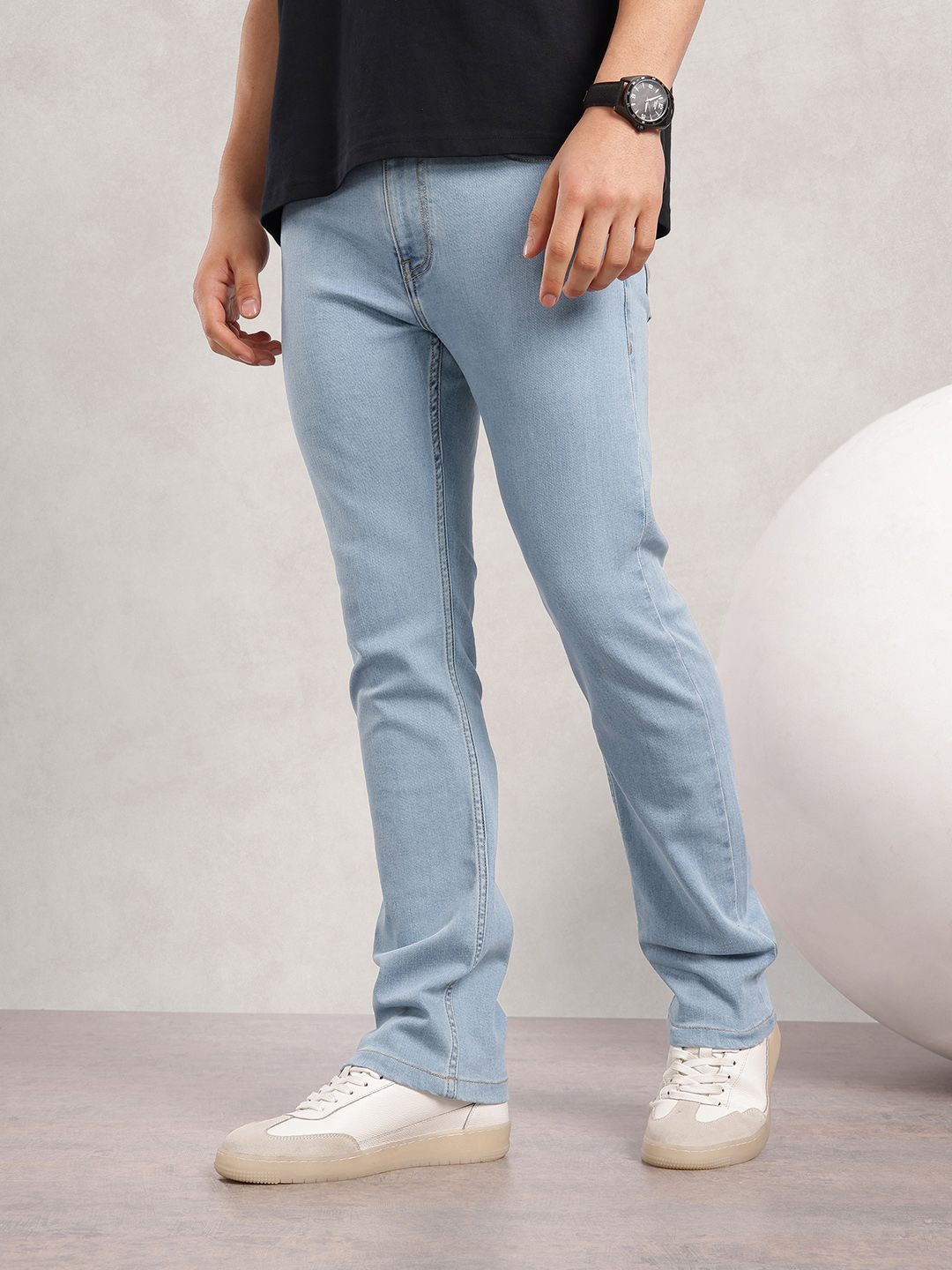 Nautica Men Straight Fit Light Fade Stretchable Jeans
