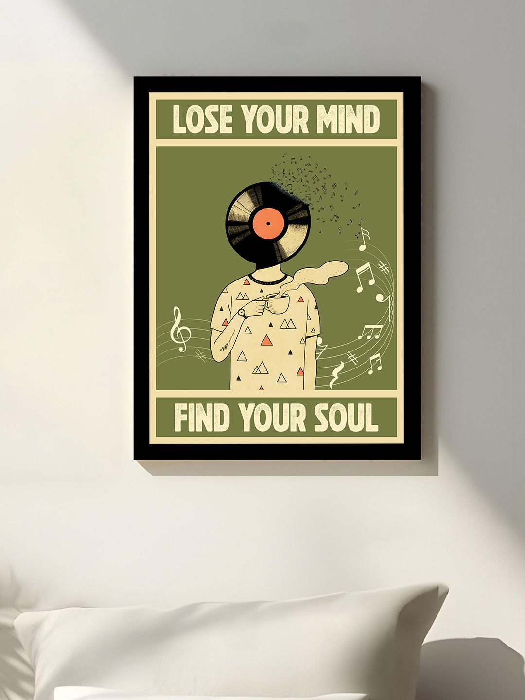 Buy Art Street Multicolor Paper Music Wine Rhythm Art Print 12.9