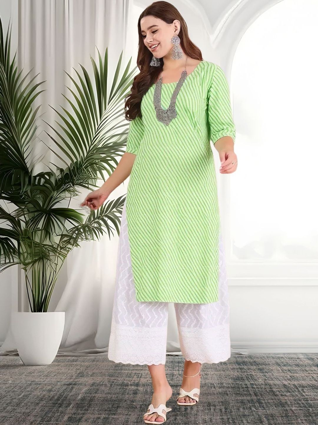 arangya Women Pack Of 3 Printed Crepe Kurta