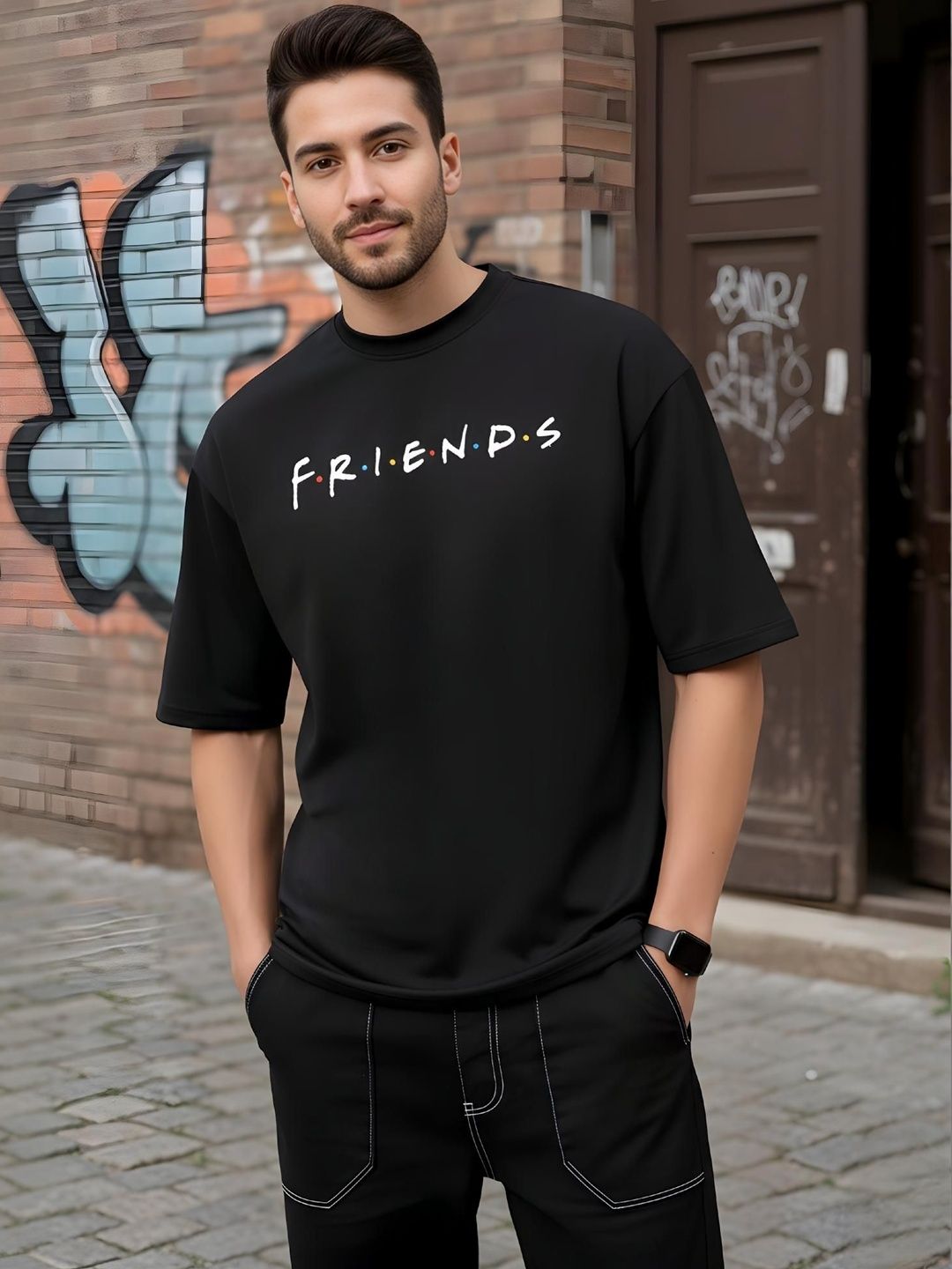 Moda Rapido Men Typography Printed T-shirt