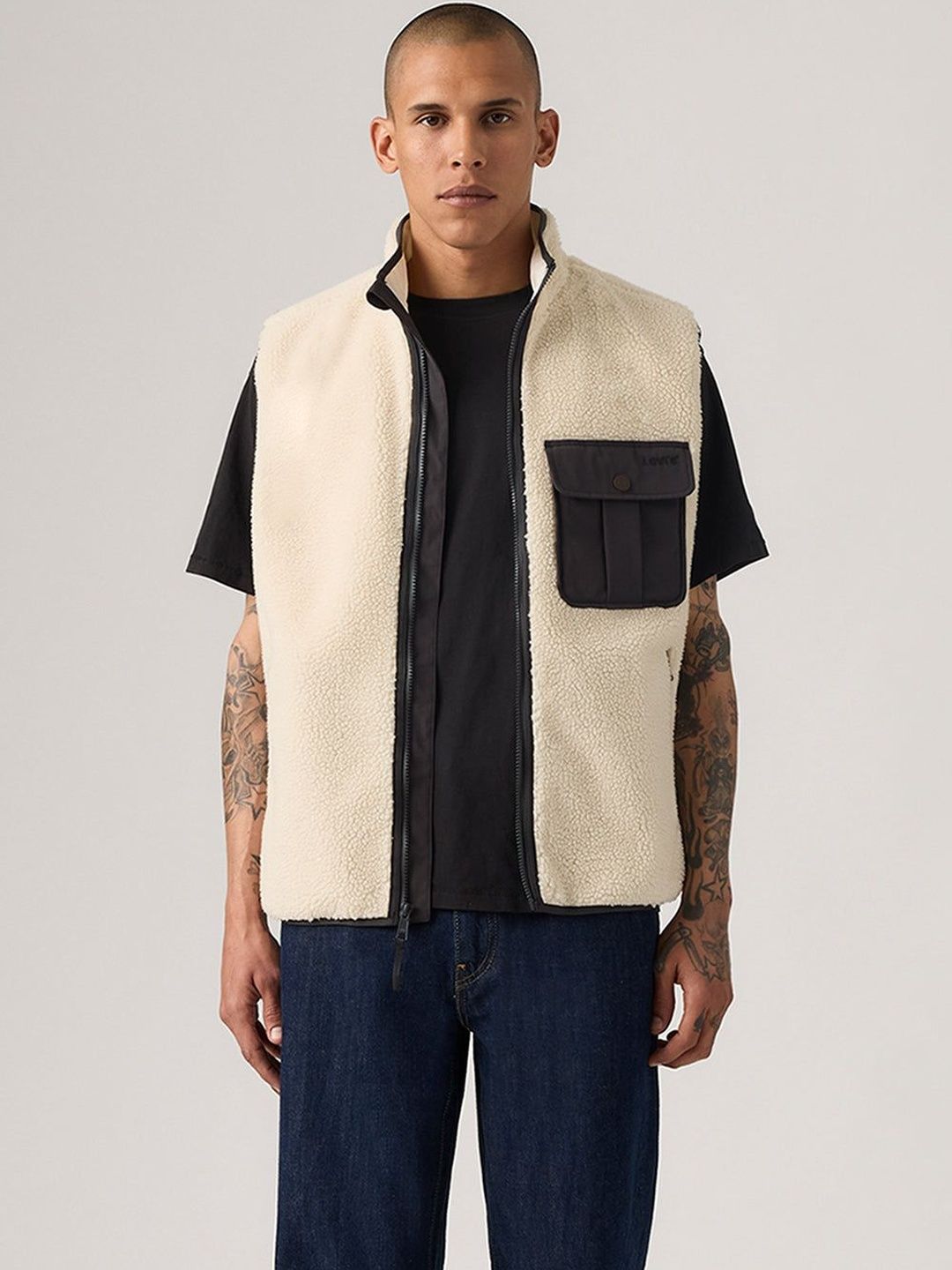 Levis Men Open Front Jacket