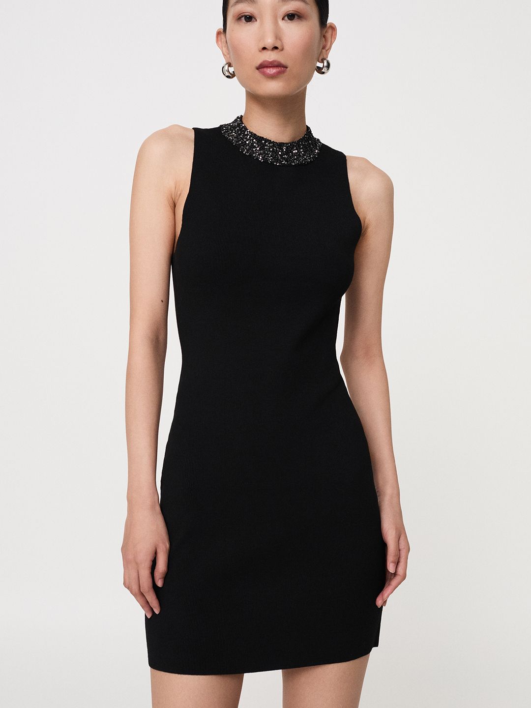 Ribbed Bodycon Mini Dress