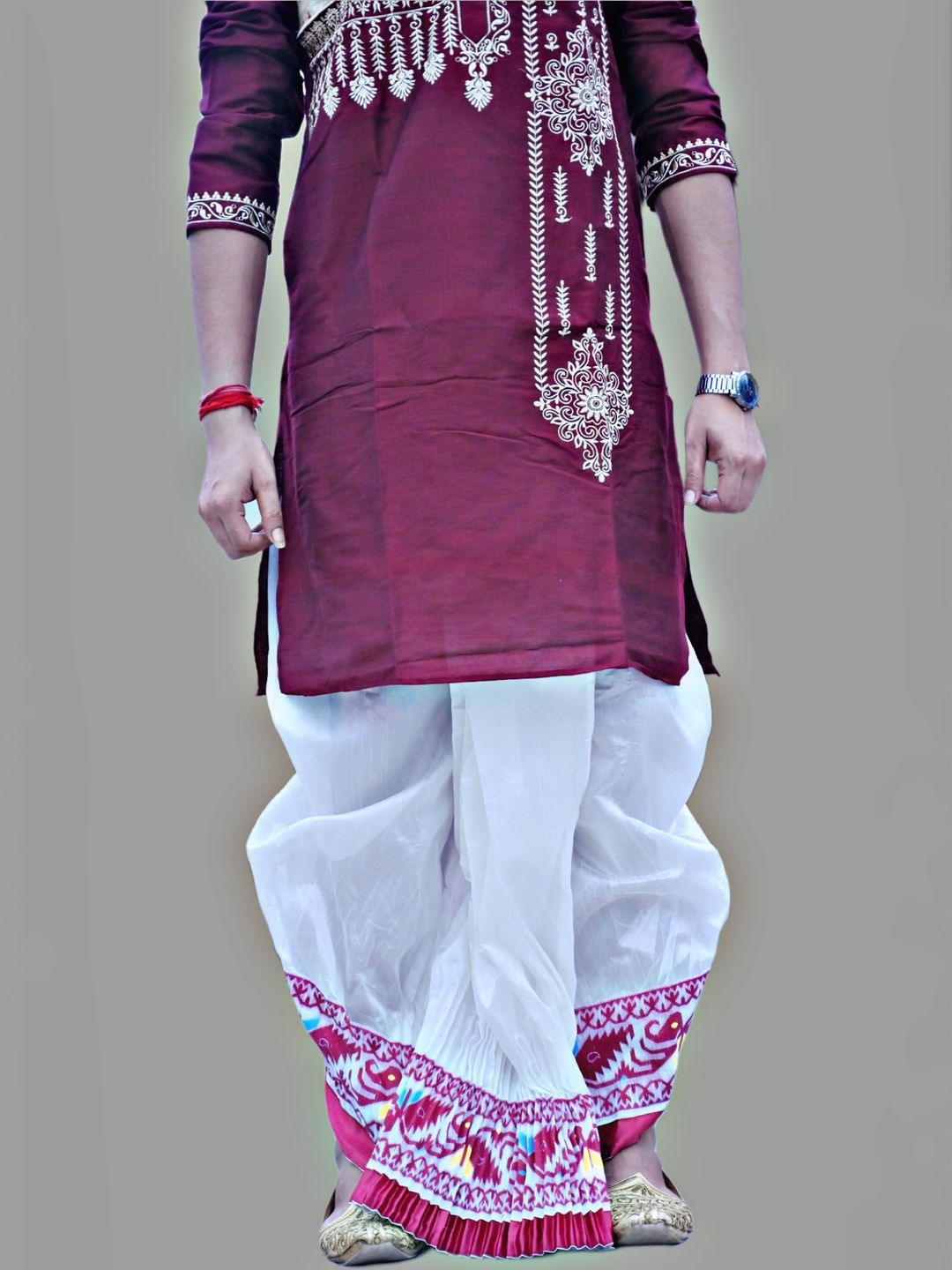 Krishiv Lifestyle Self Design Dhoti