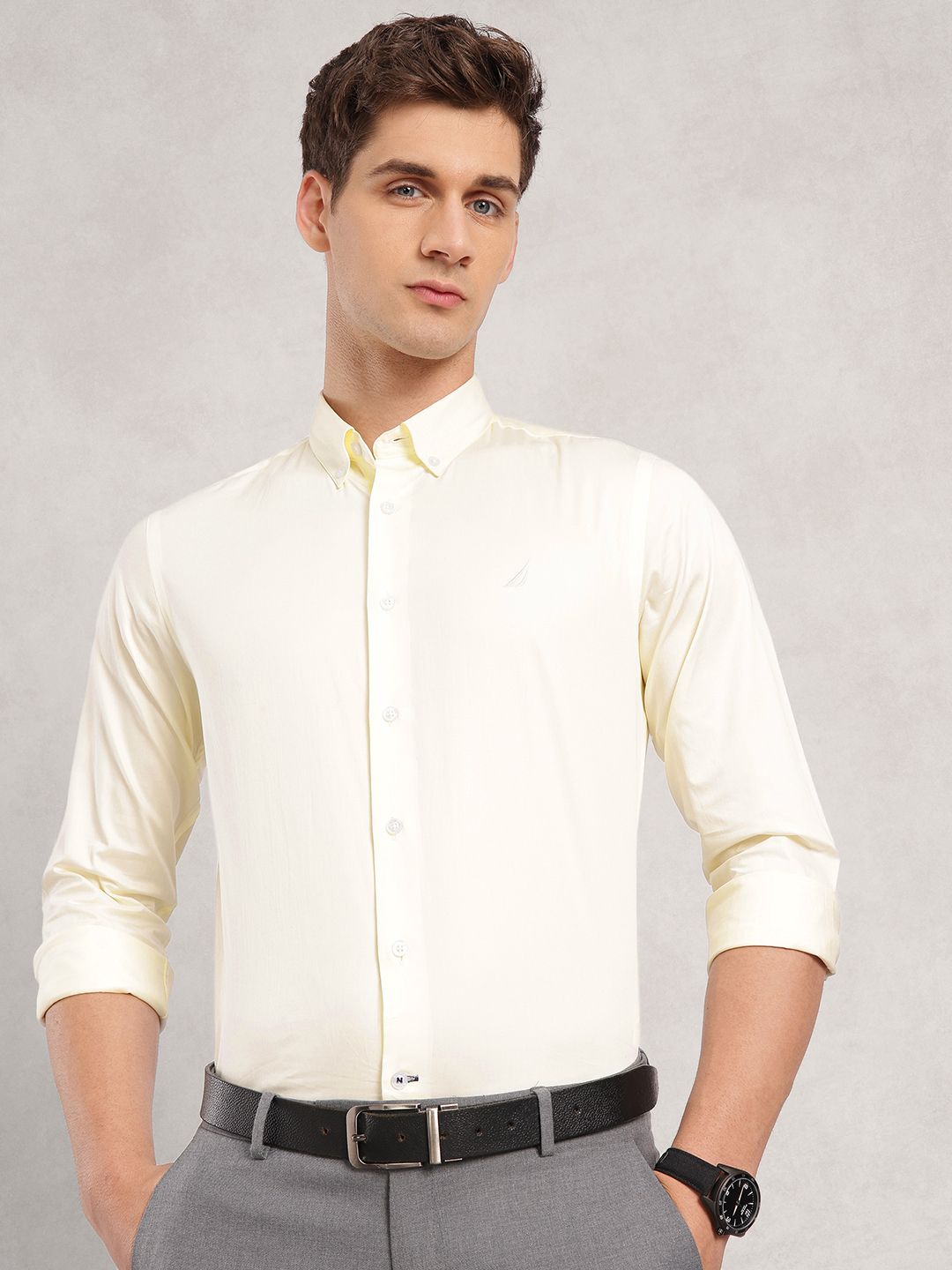 Nautica Slim Fit Pure Cotton Formal Shirt