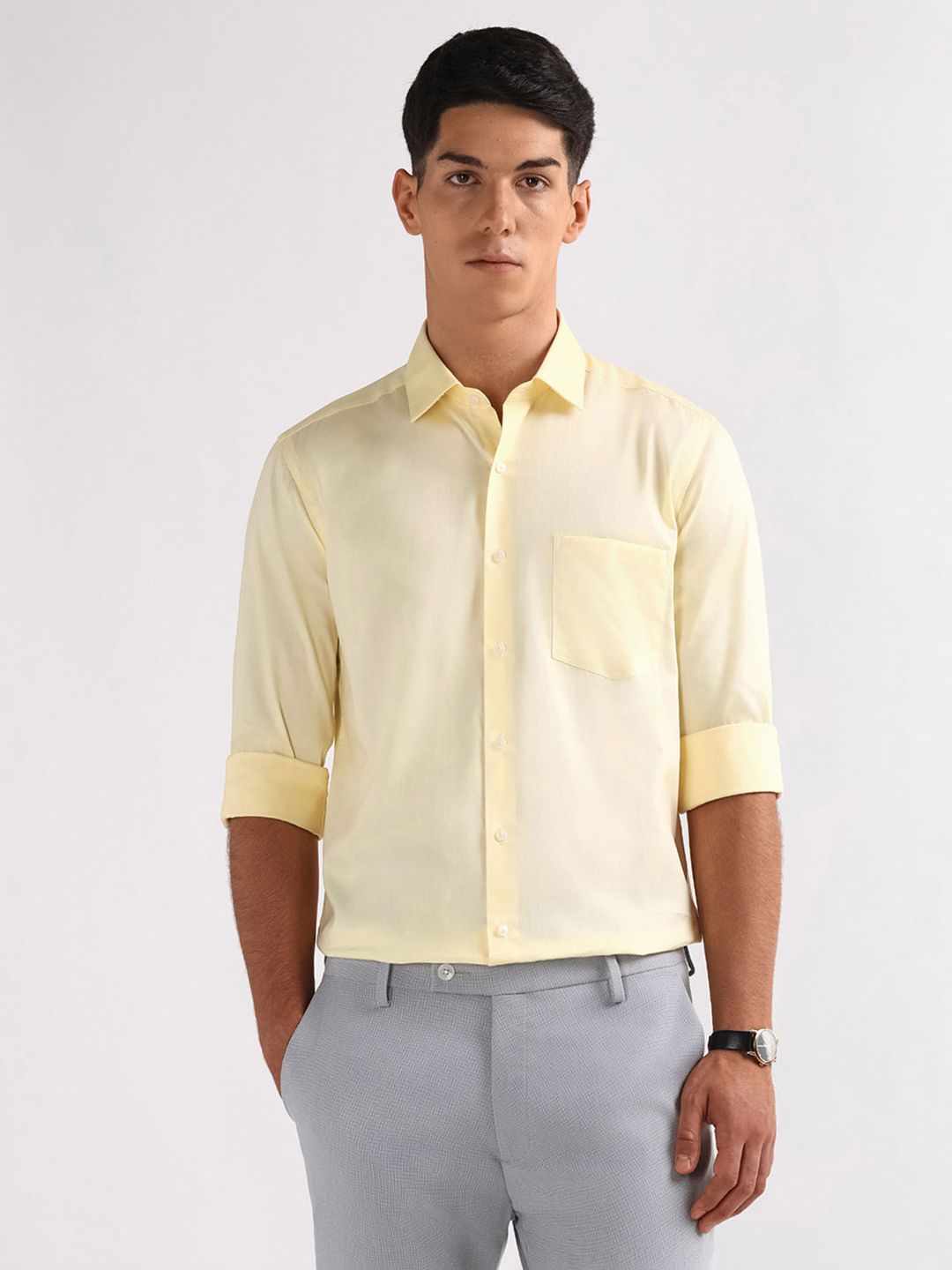 Arrow Manhattan Slim Fit Pure Cotton Formal Shirt