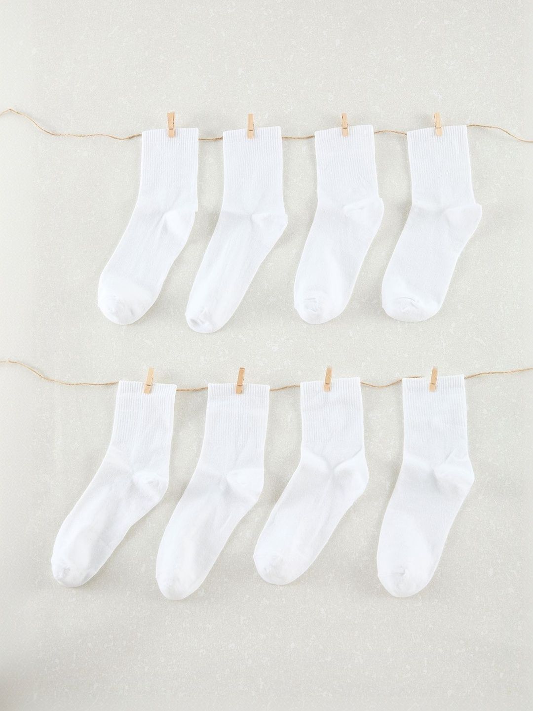 Trendyol Men Pack Of 8 Calf-Length Socks