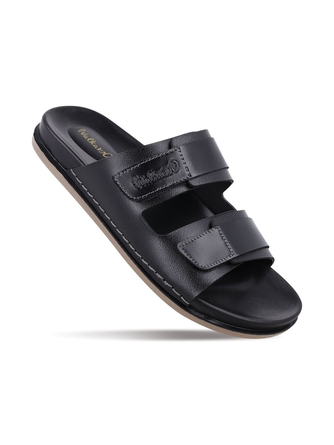 Walkaroo Men PU Comfort Sandals