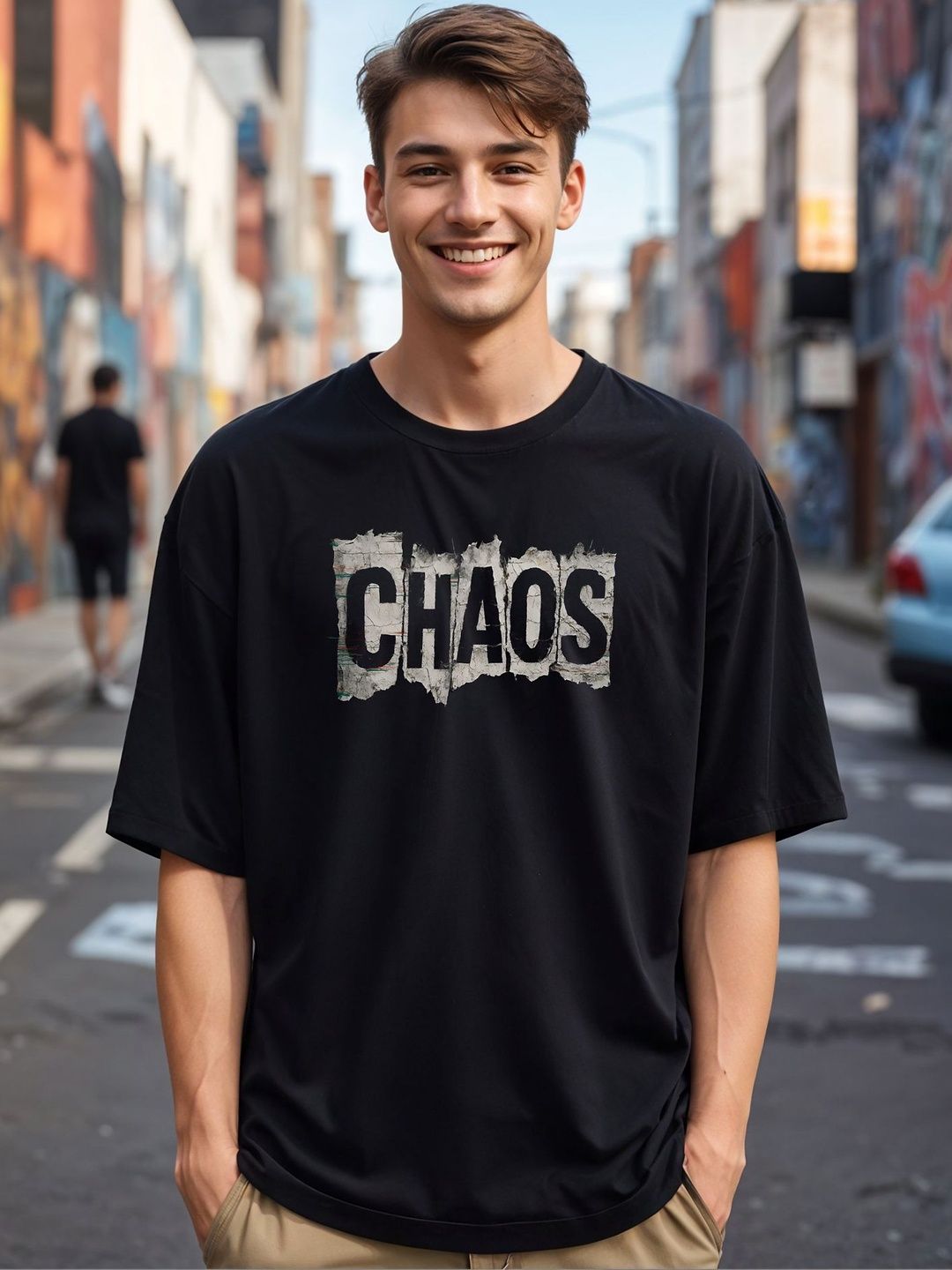 SMARTEES Men Typography Printed T-shirt