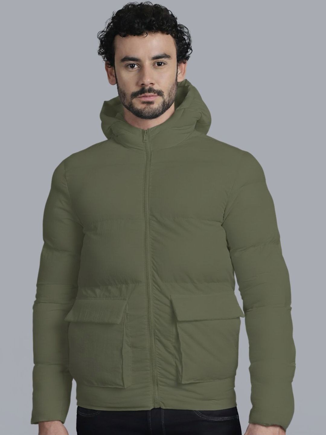 HOUSE OF VEDAS Men Lightweight Puffer Jacket