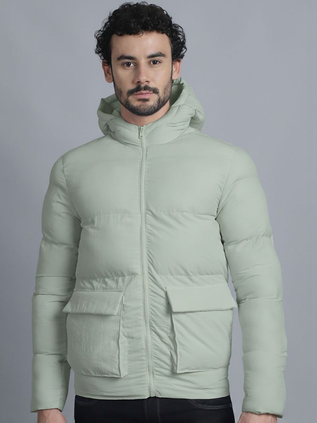 HOUSE OF VEDAS Men Lightweight Puffer Jacket