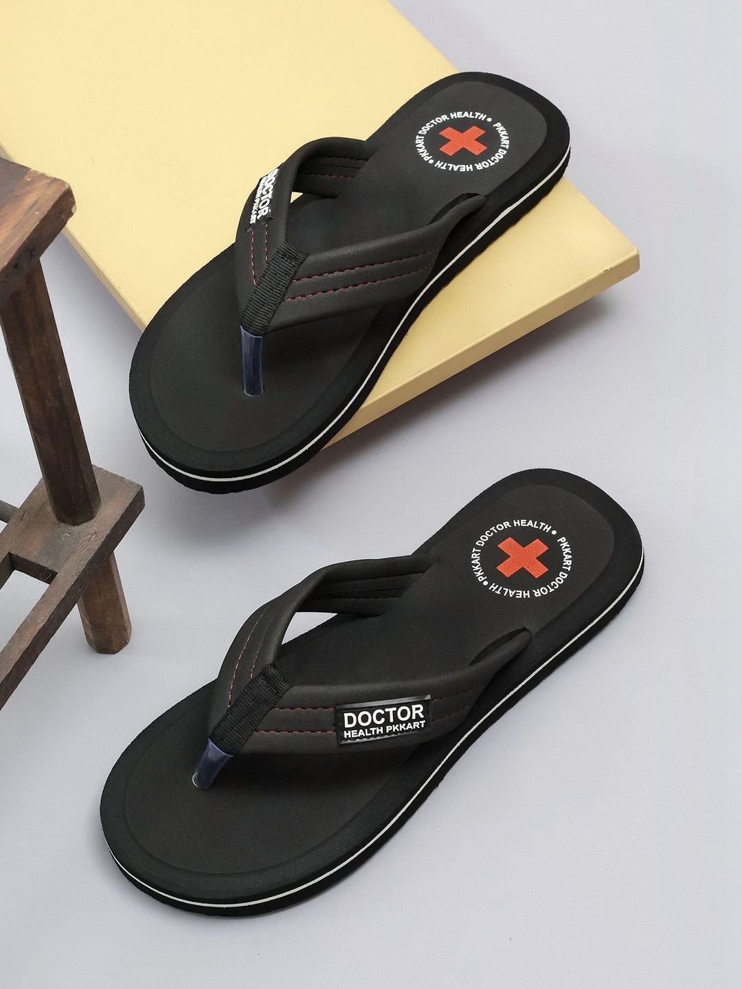 PKKART Men Printed Thong Flip-Flops