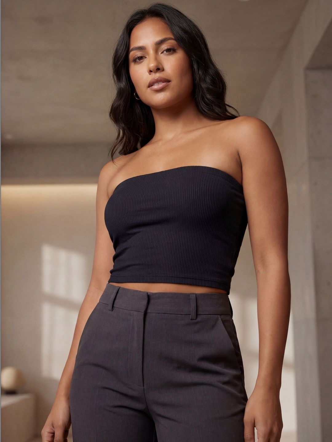 Buy SZN Tube Crop Top - Tops for Women 38299524 | Myntra