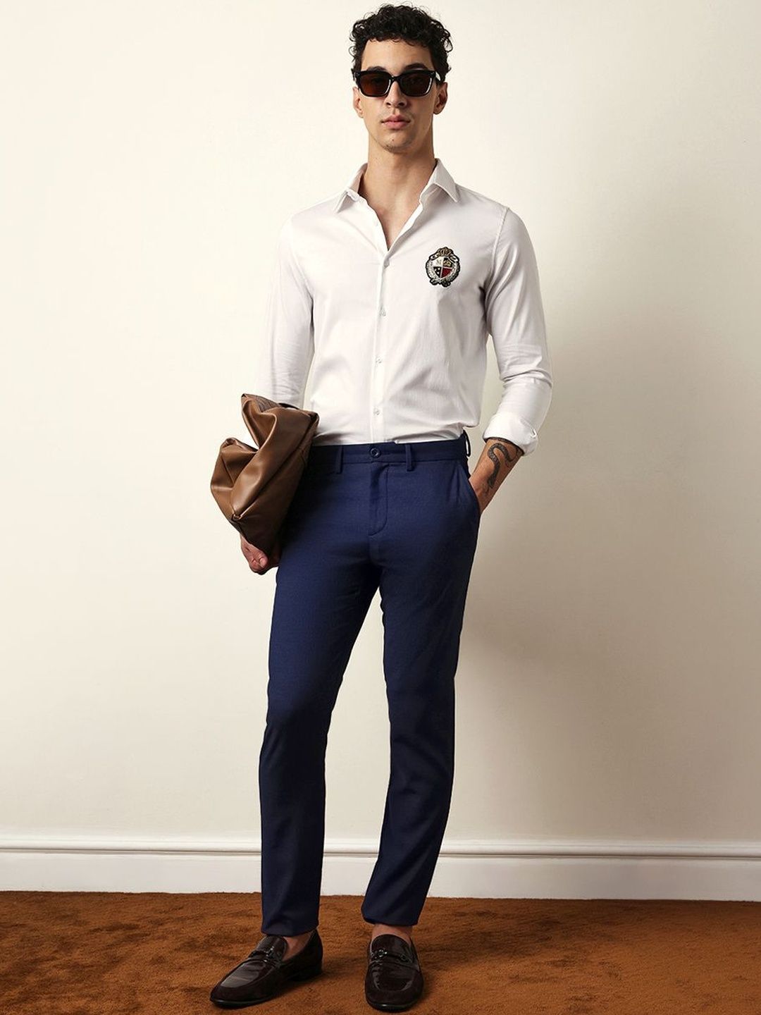 THE BEAR HOUSE Men Slim Fit Trousers