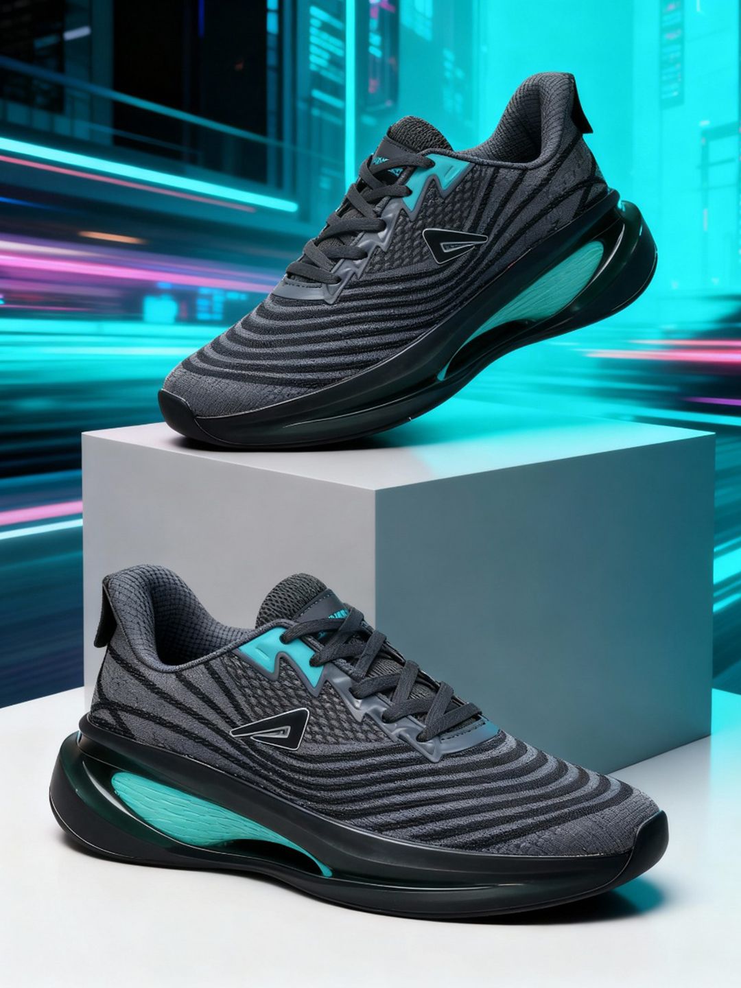 Impakto Men Running Shoes Shock Absorbing Insole With Anti Skid Outsole for Frim Grip