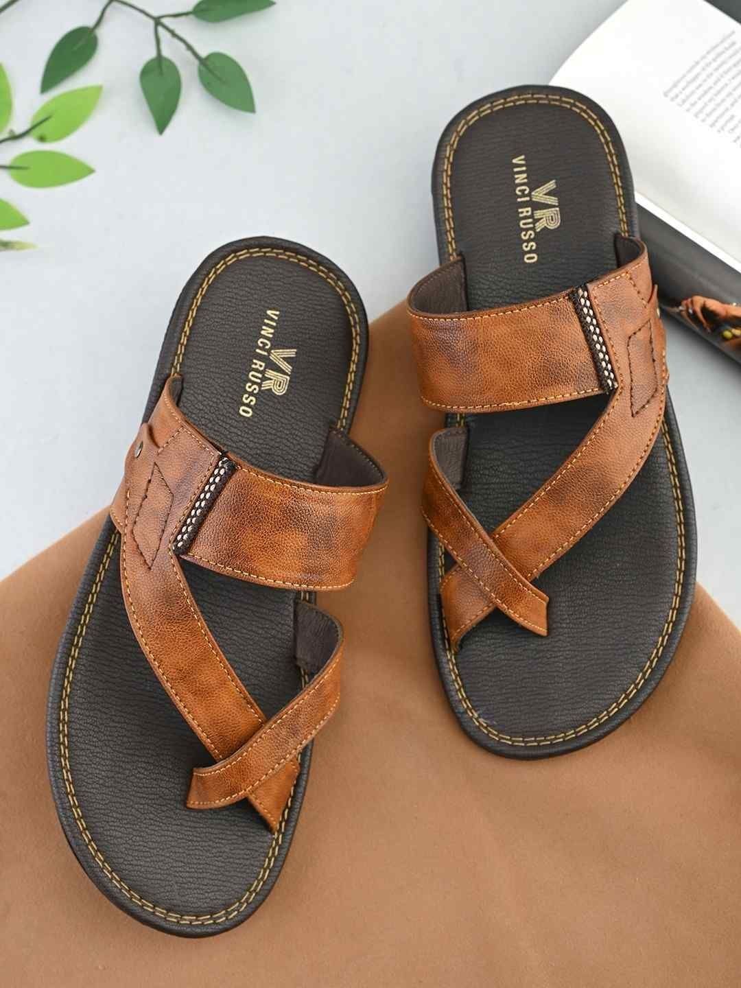 Vinci Russo Men Thong Flip-Flops