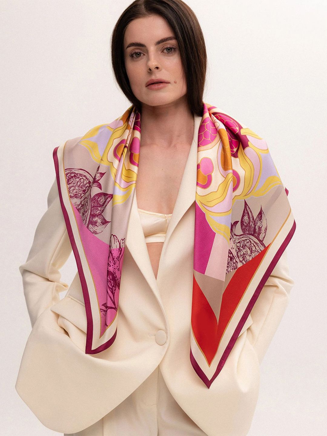 Satin Scarves - Buy Satin Scarves online in India