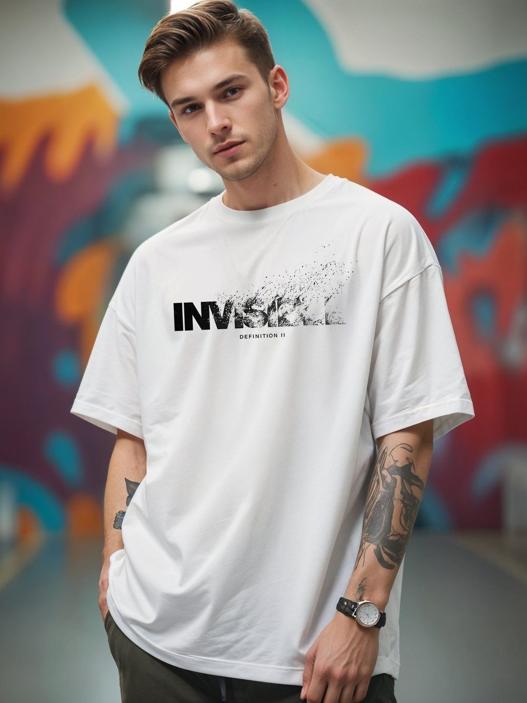 SMARTEES Men Typography Printed T-shirt