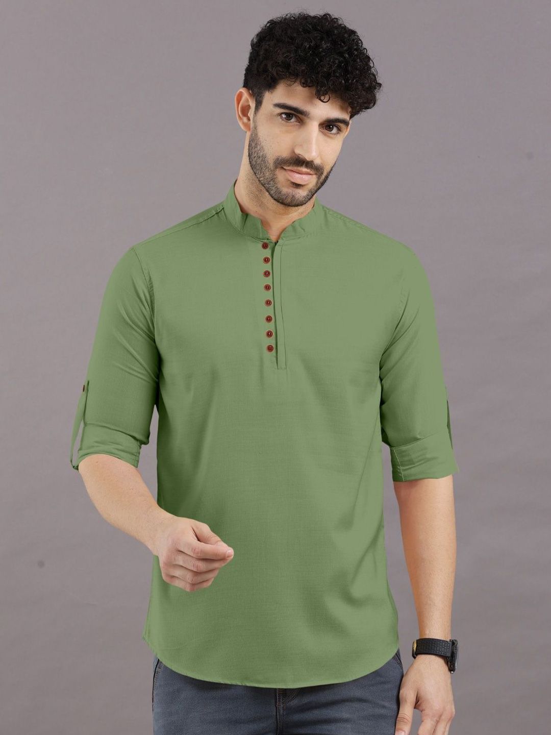 VTEXX Men Thread Work Kurta
