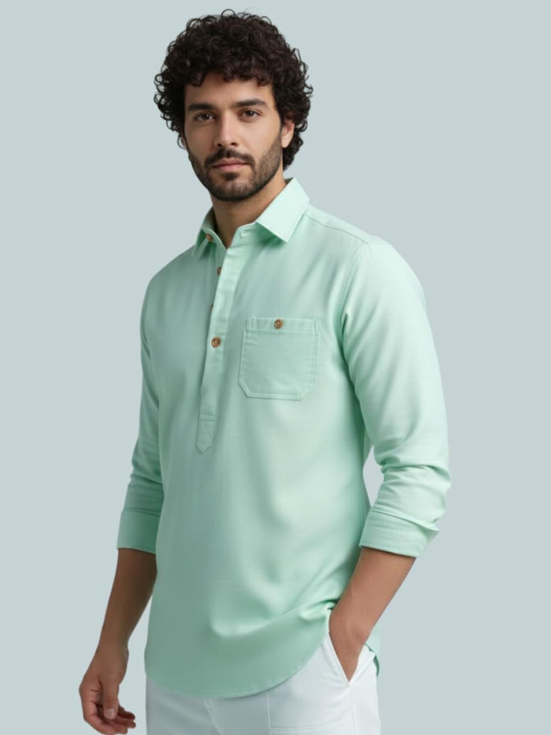 BHUVIKOO Men Kurta