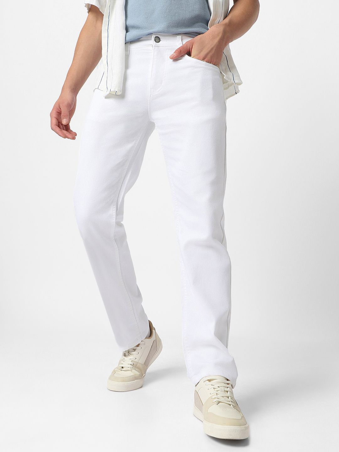 Urbano Fashion Men Regular Fit Washed Stretchable Jeans