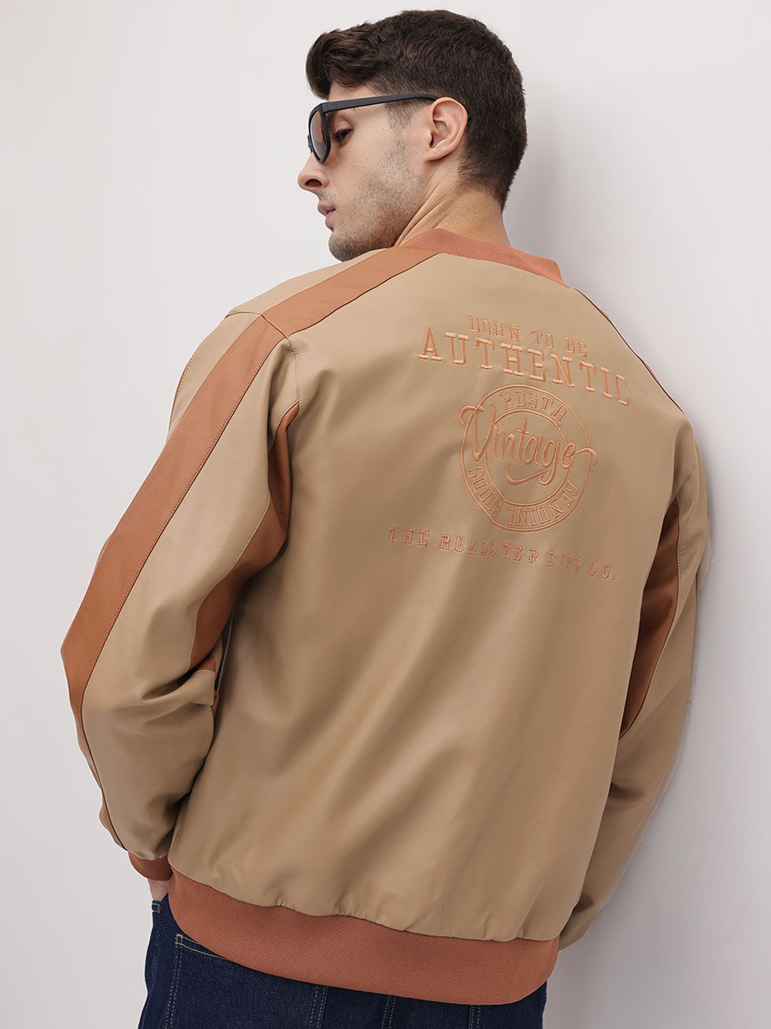 The Roadster Life Co. Embroidered Bomber Jacket
