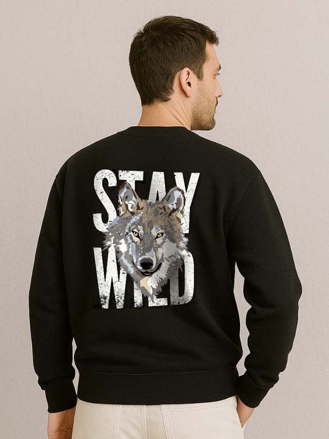 Organic Chics Men Printed Sweatshirt