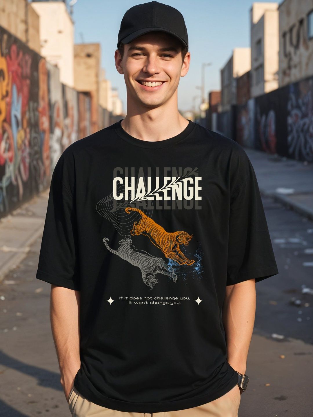 SMARTEES Men Printed T-shirt