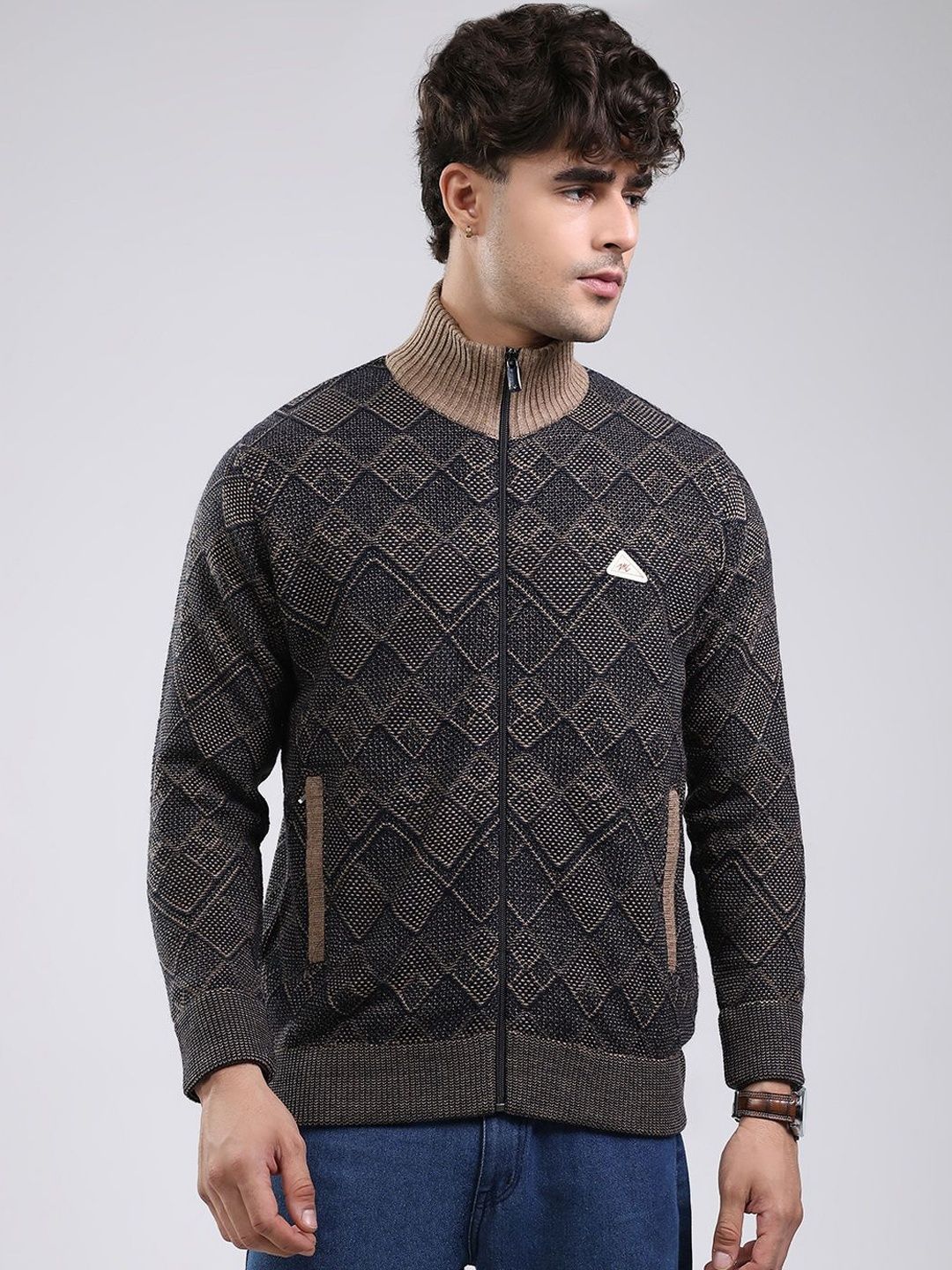 Monte Carlo Men Woollen Puffer Jacket