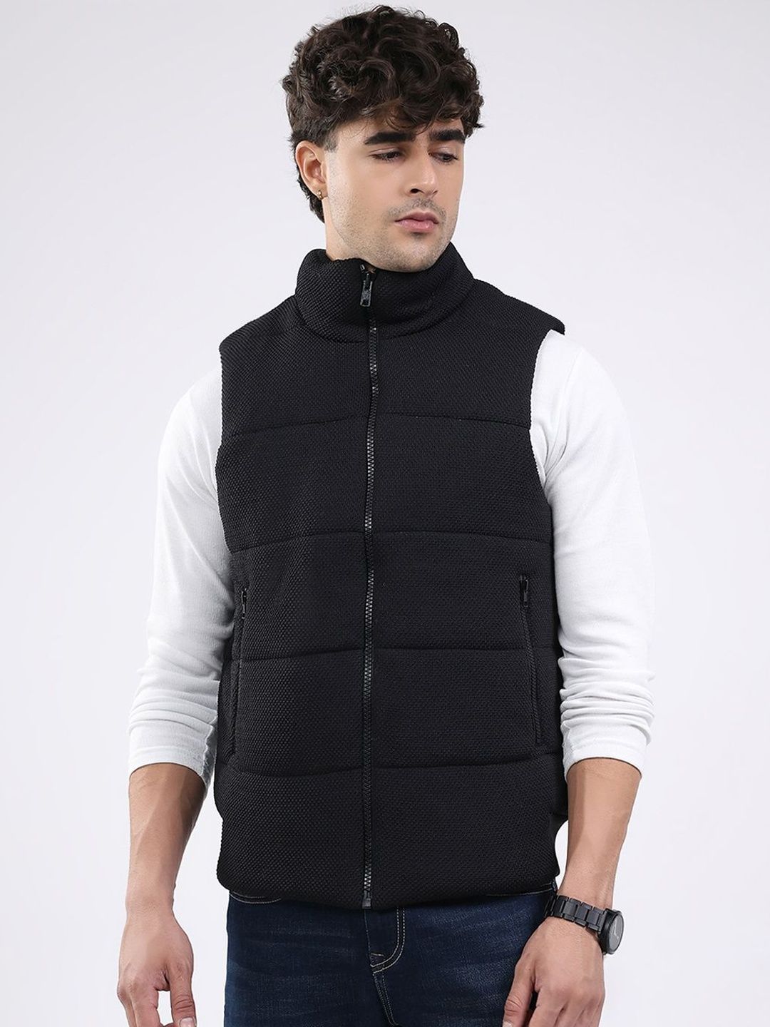 Monte Carlo Men Woollen Puffer Jacket