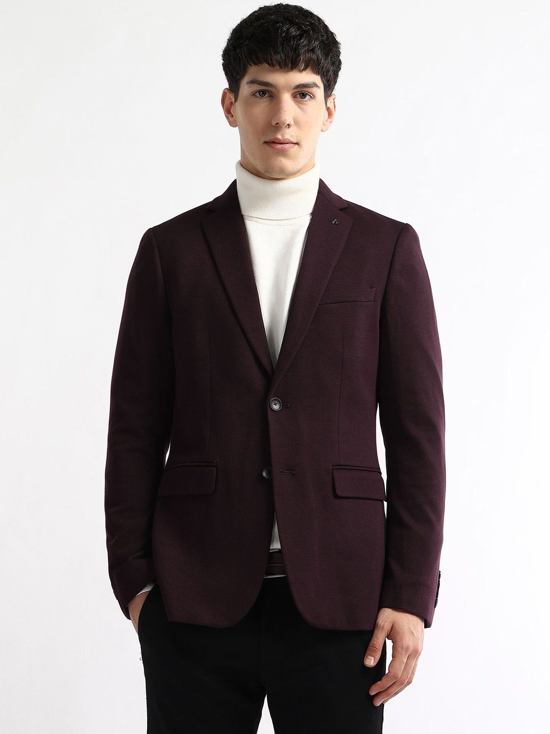 Arrow Slim-Fit Single-Breasted Notched Lapel Blazers