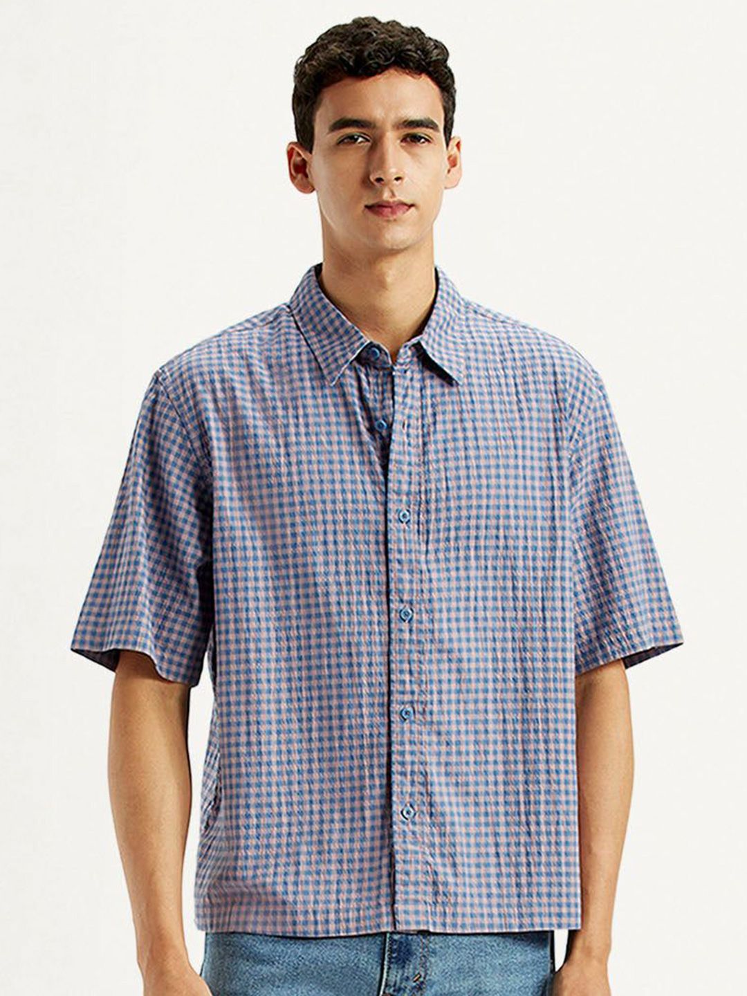 Levis Men Classic Checked Casual Shirt