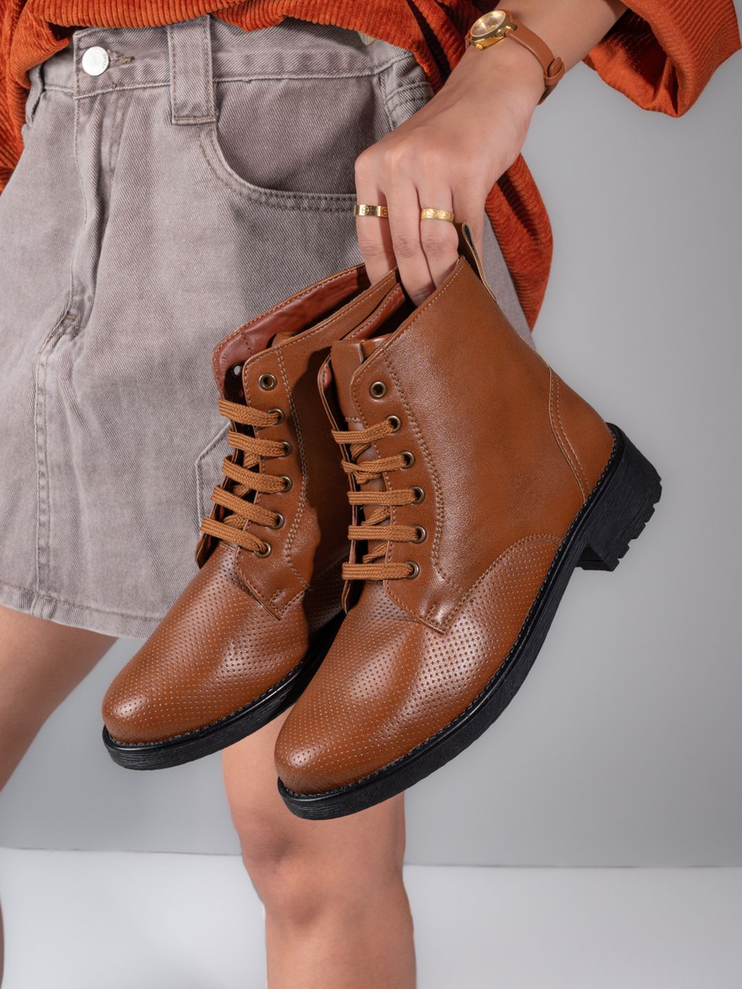 Roadster The Roadster Lifestyle Co. Women Tan Coloured High-Top Regular Boots