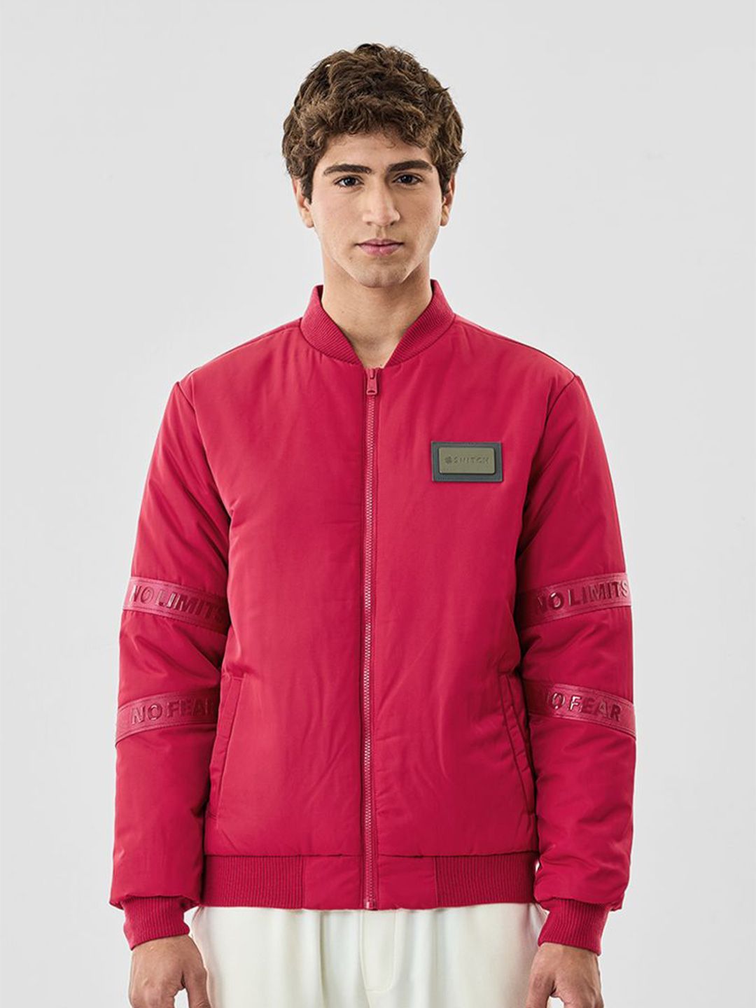 Snitch Net Pink Plain Jacket