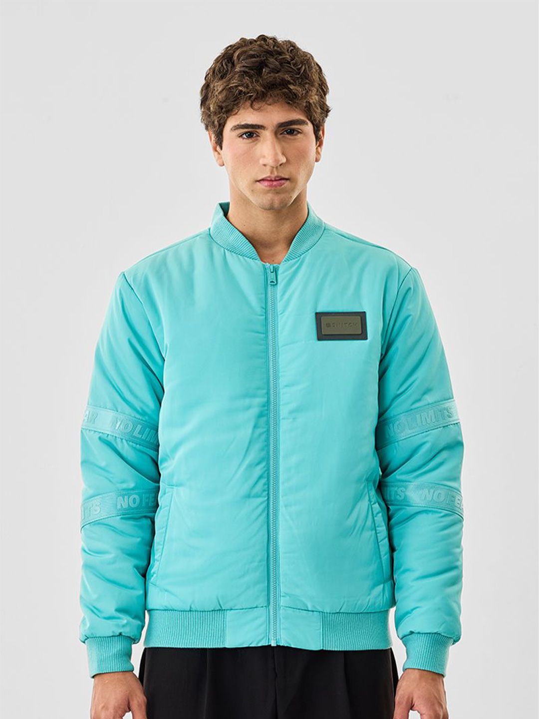 Snitch Turquoise Plain Jacket