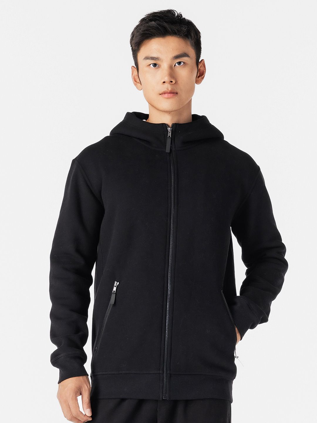 Decathlon Domyos - Men Black Warmth Fitness Hoodie
