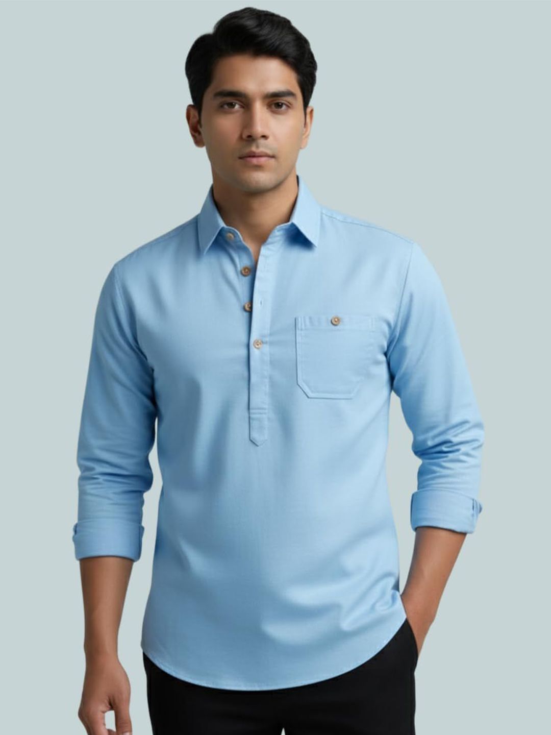 BHUVIKOO Men Kurta