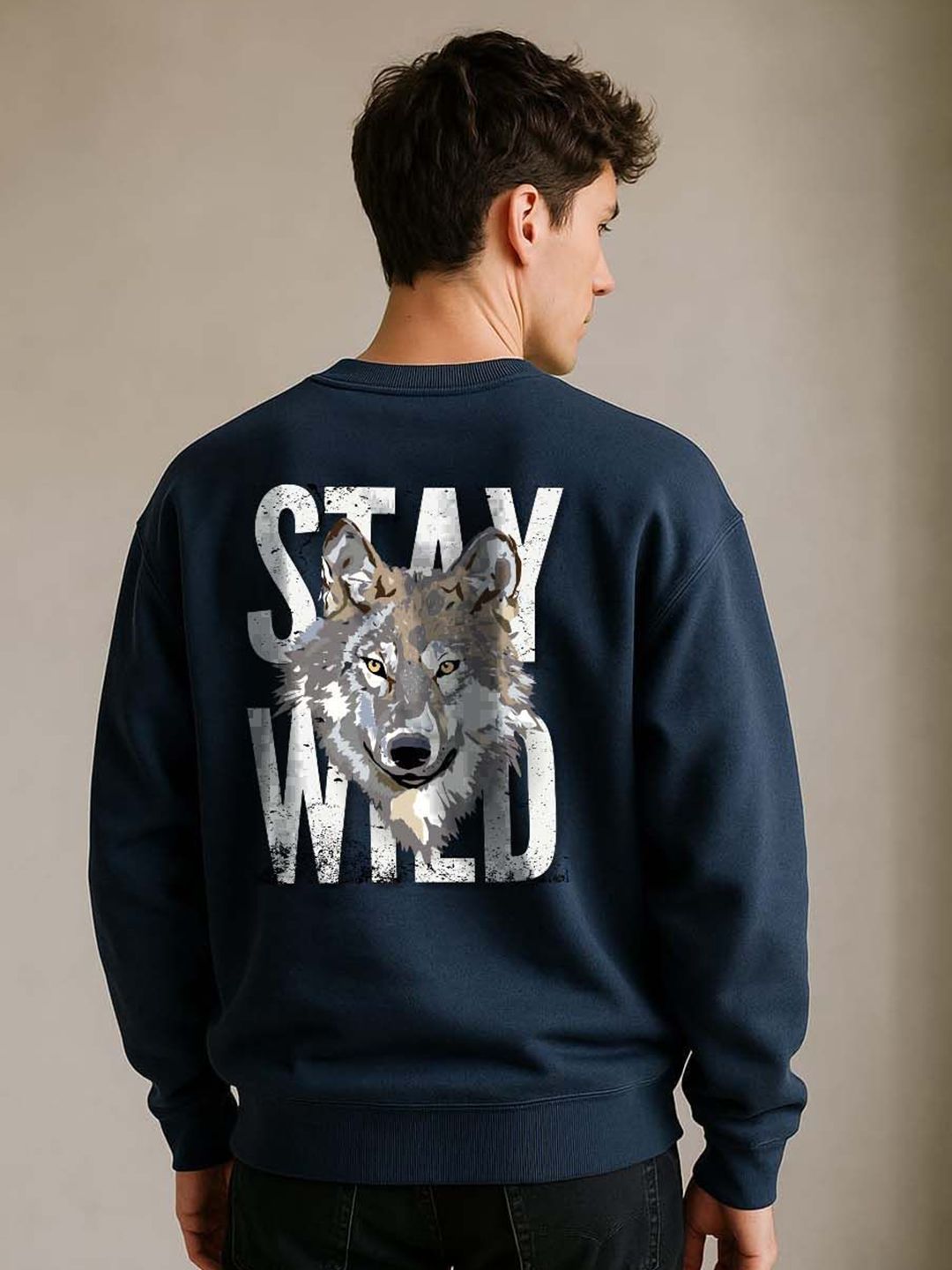 Organic Chics Men Printed Sweatshirt