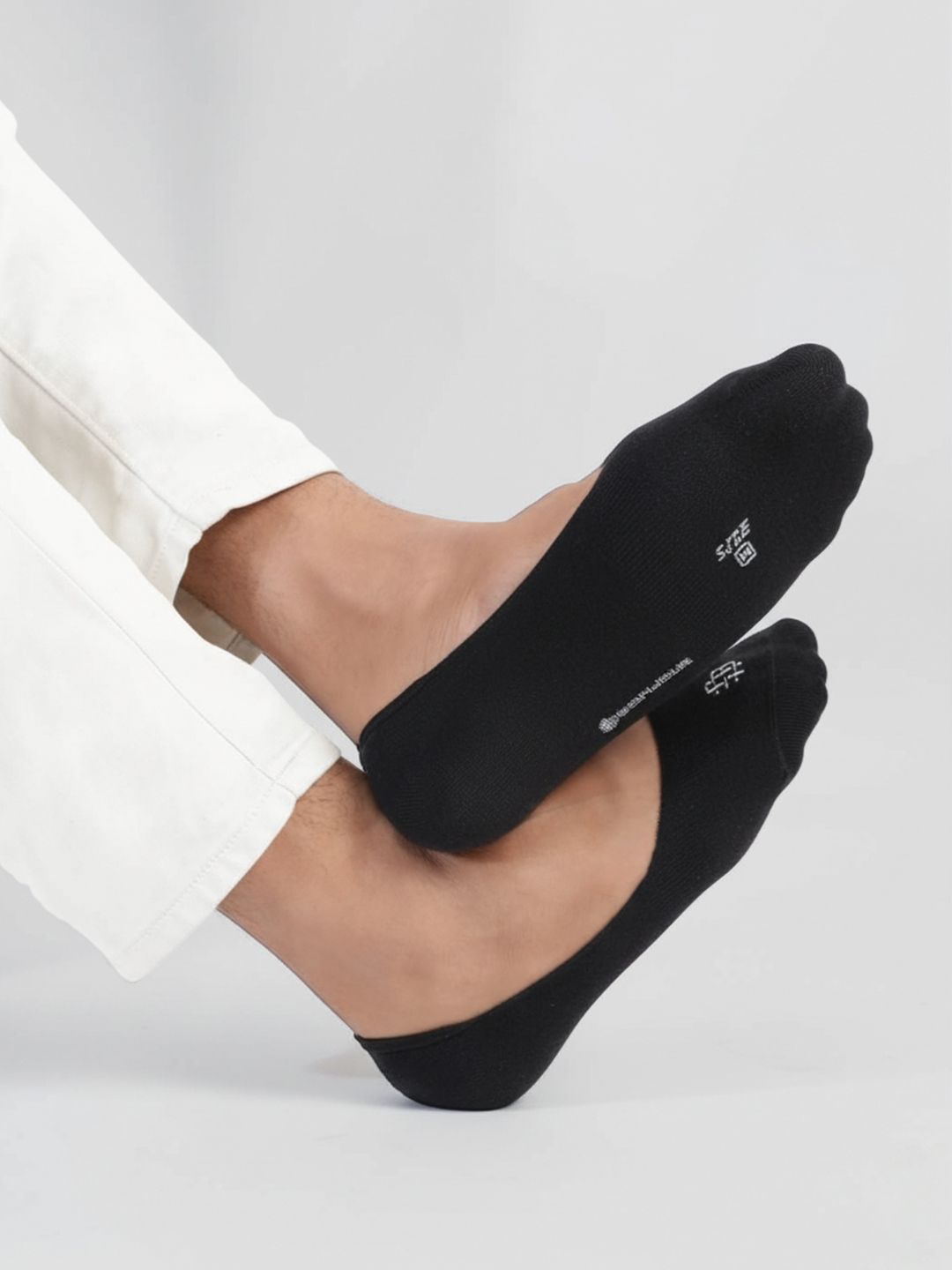 Bonjour Men Pack Of 3 Assorted Shoe Liners Socks