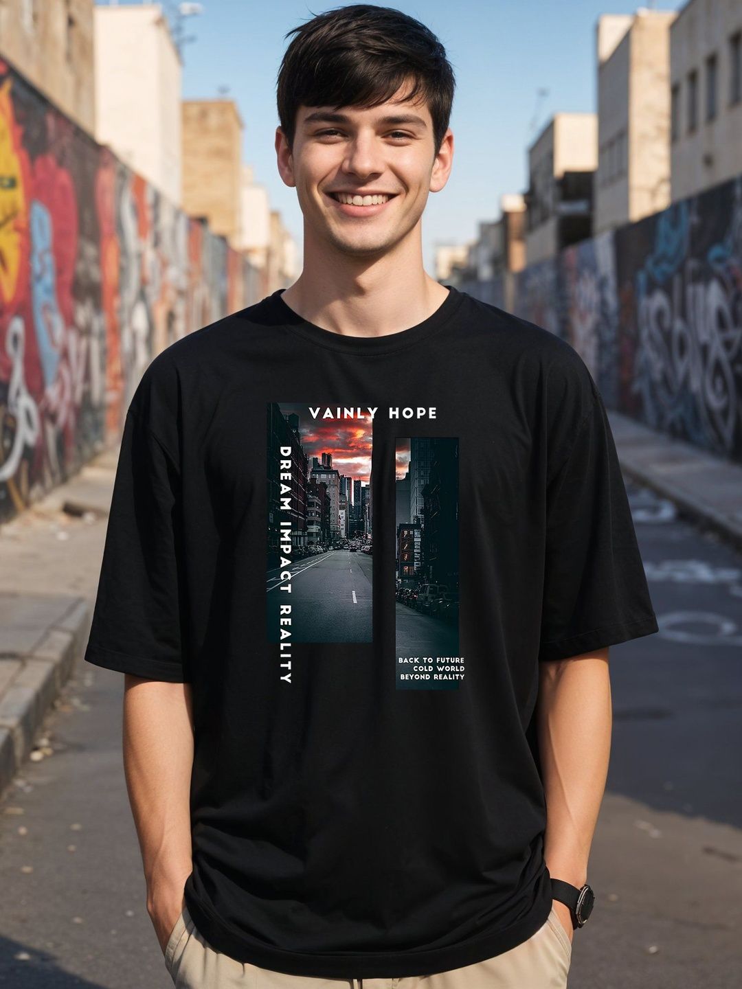 SMARTEES Men Printed T-shirt