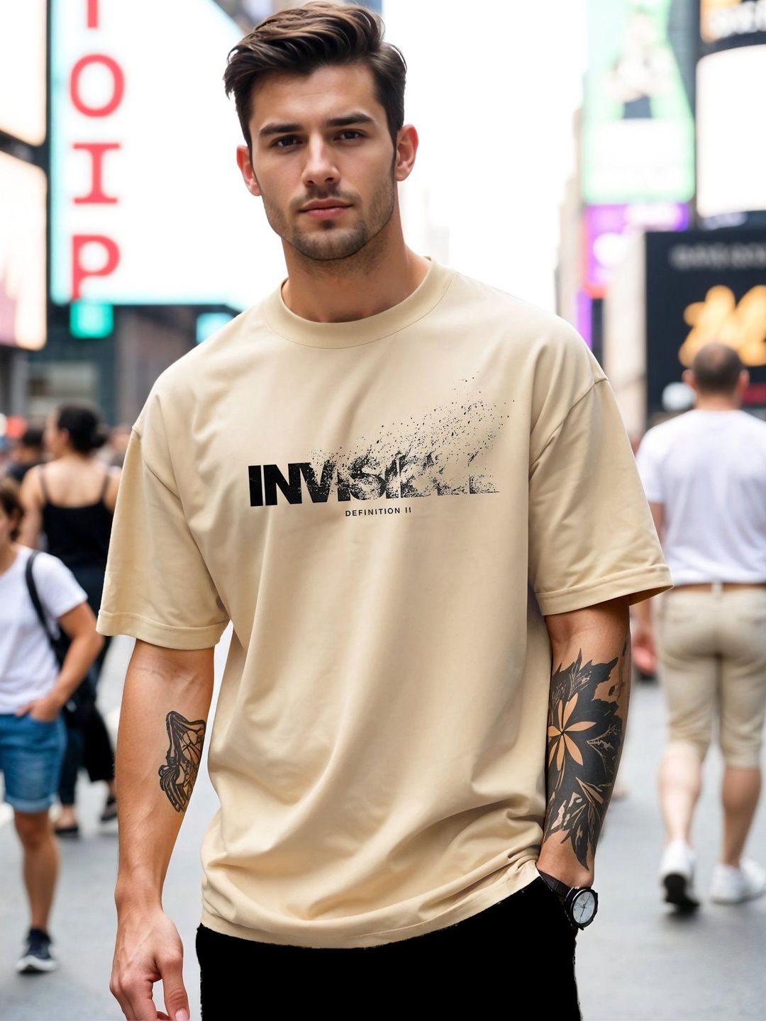 SMARTEES Men Typography Printed T-shirt