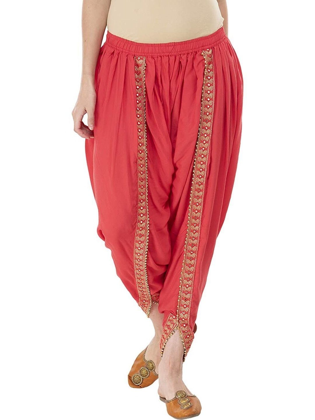 MIXFIT Women Embroidered Dhoti Pant