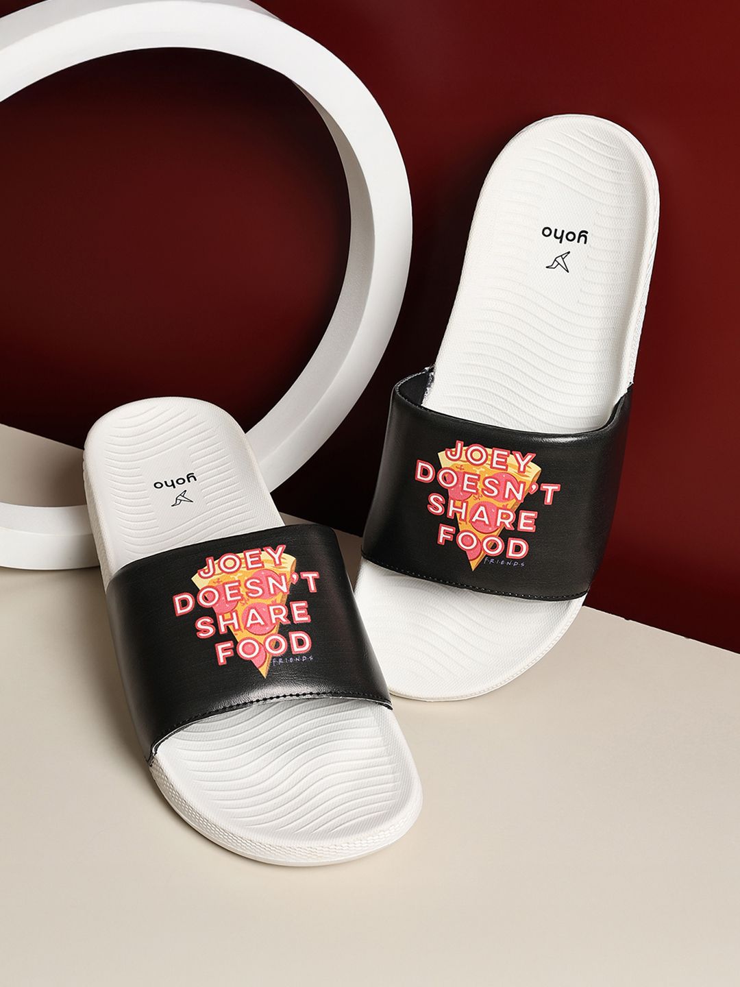 yoho Men Printed Sliders