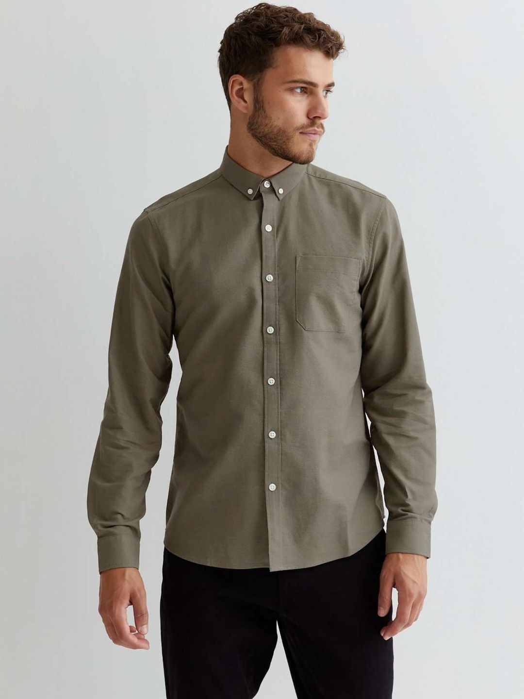 MISCHIEF MONKEY Men Classic Casual Shirt