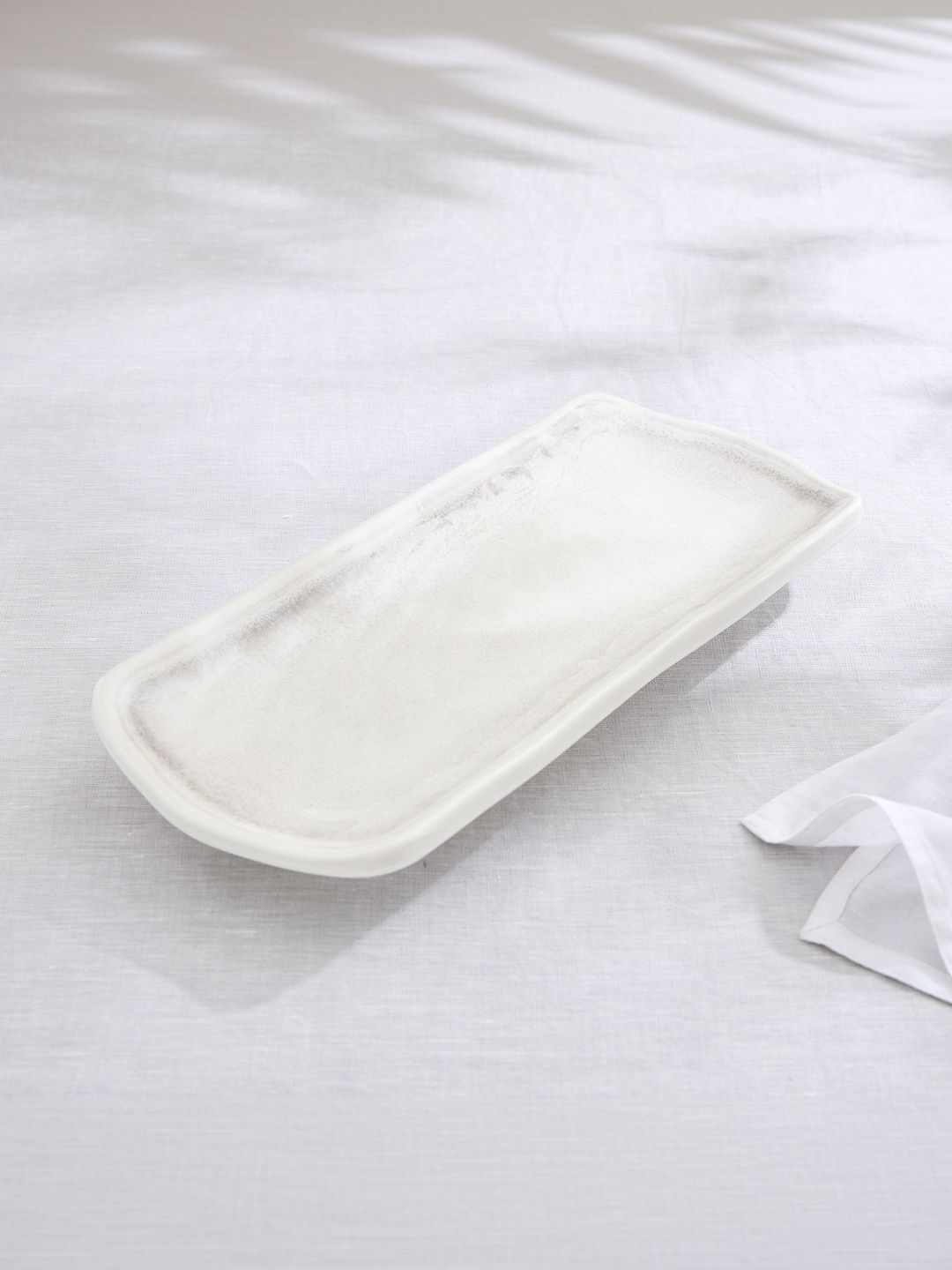 Home Centre Beige 2025 Melamine 1 Pieces Easy to Clean Serving Tray