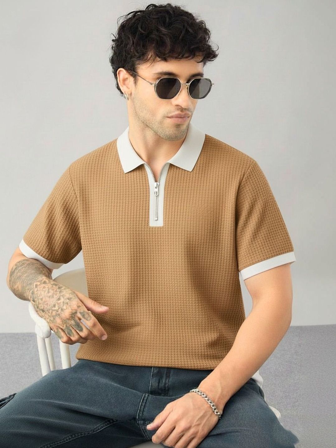 Try This Men Polo Collar 1 T-shirt